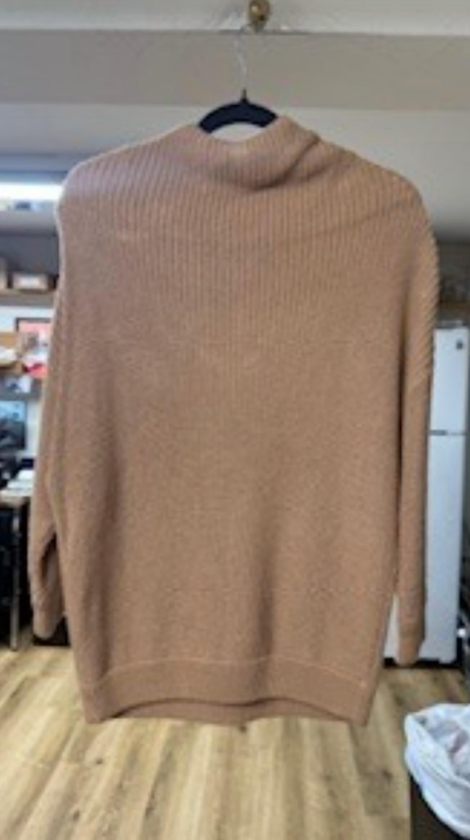 Autumn Cashmere - Women's Half Stitch Funnel Neck Cardigan