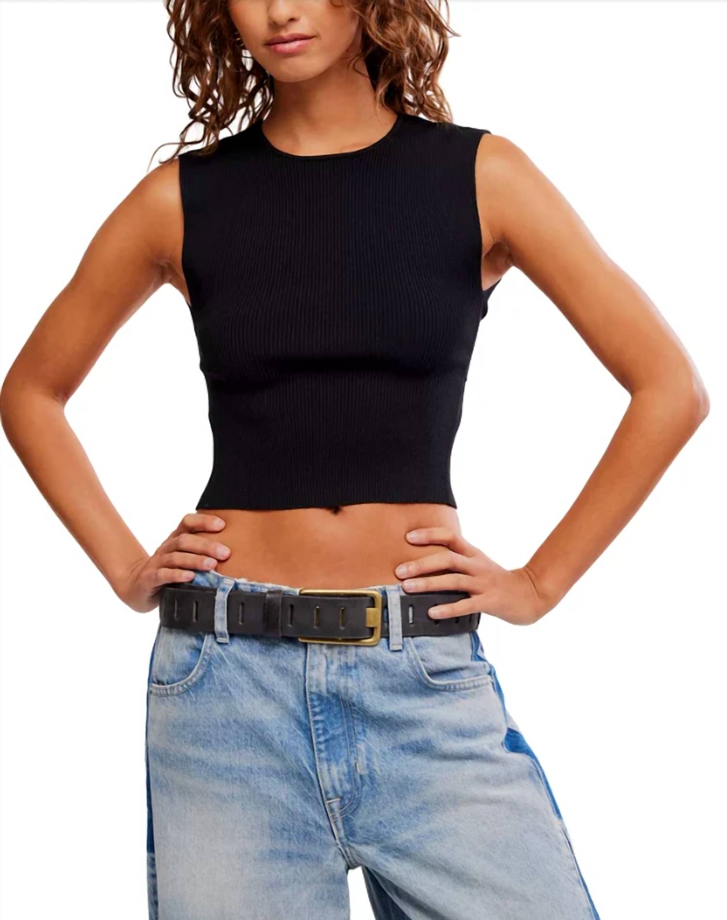 Free People - Back To Back Crop Tank Top
