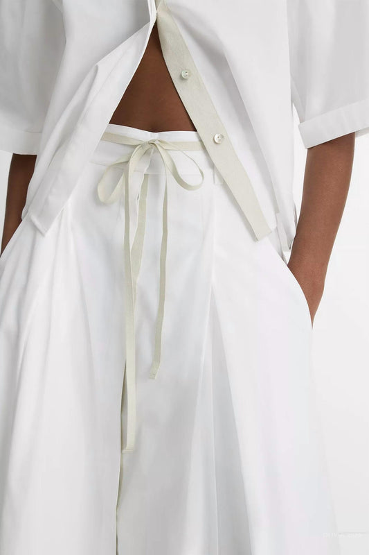 Vince - Canvas Tape Cotton Skirt