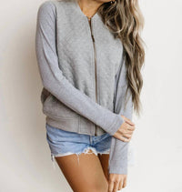 Ampersand Ave - Quilted Bomber Jacket