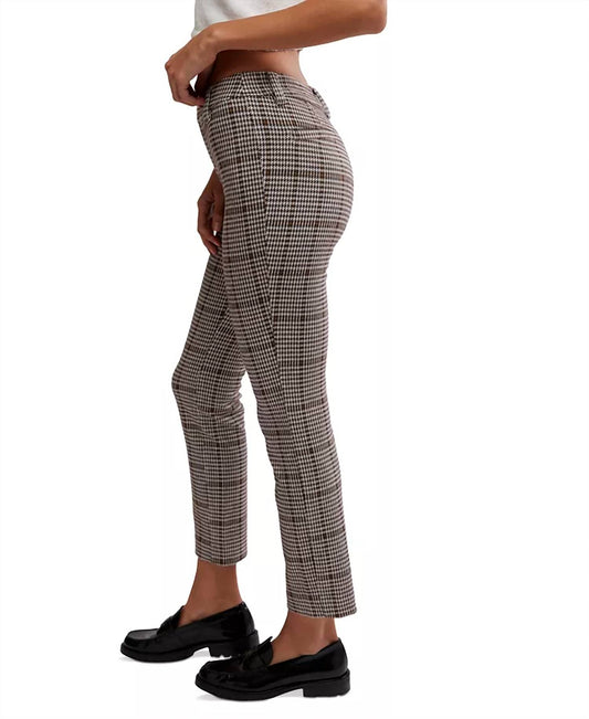 Free People - Molly Plaid Slim Pant