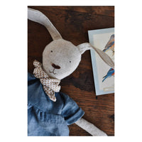 Woolgrass Farm - Ruthie The Rabbit With Bluebird Smock Dress