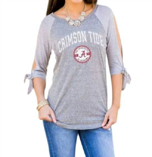 Gameday Couture - University of Alabama Playing for Keeps Top