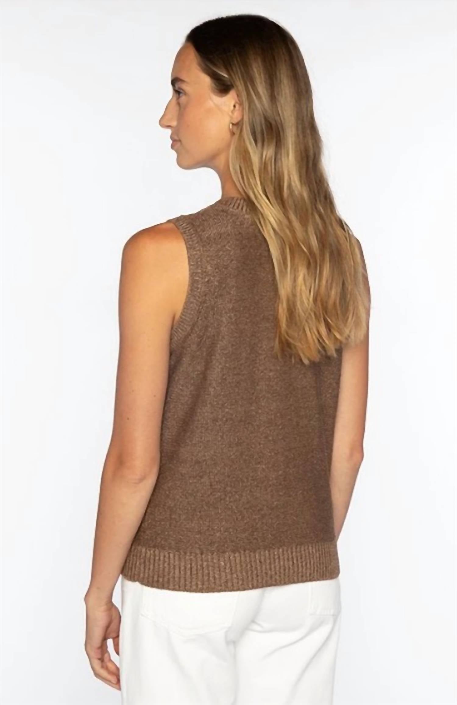 Kinross - Open Textured Lurex Tank