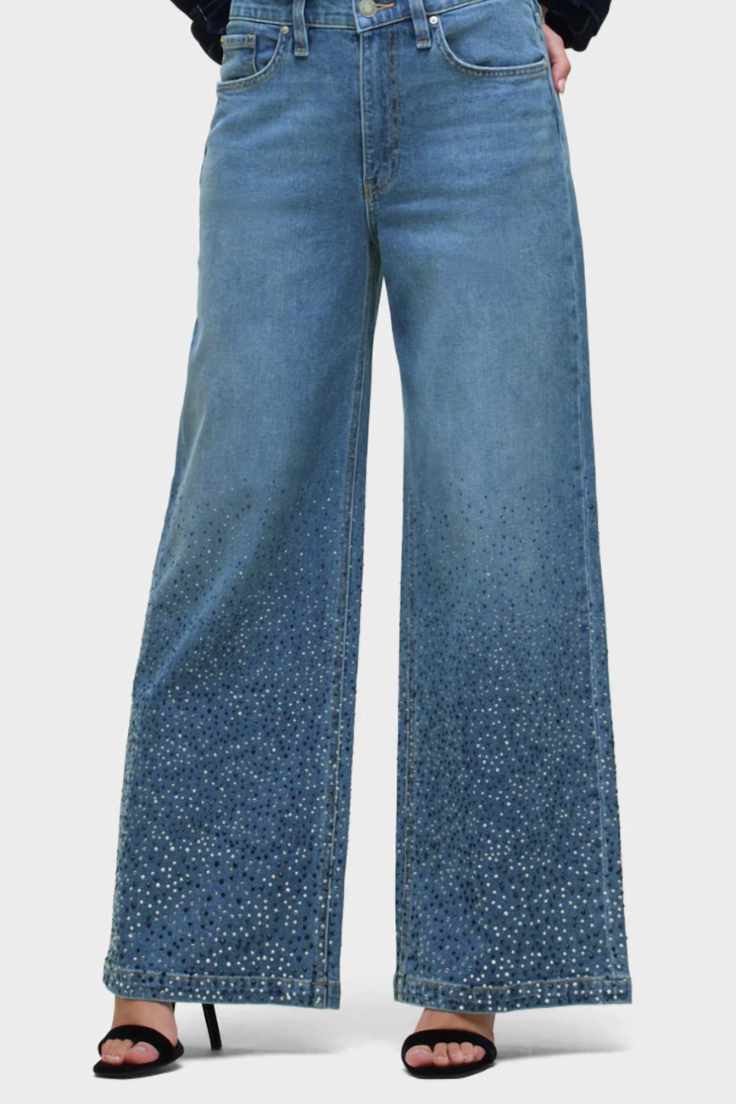 Hudson - Jodie High-rise Wide-leg Jeans