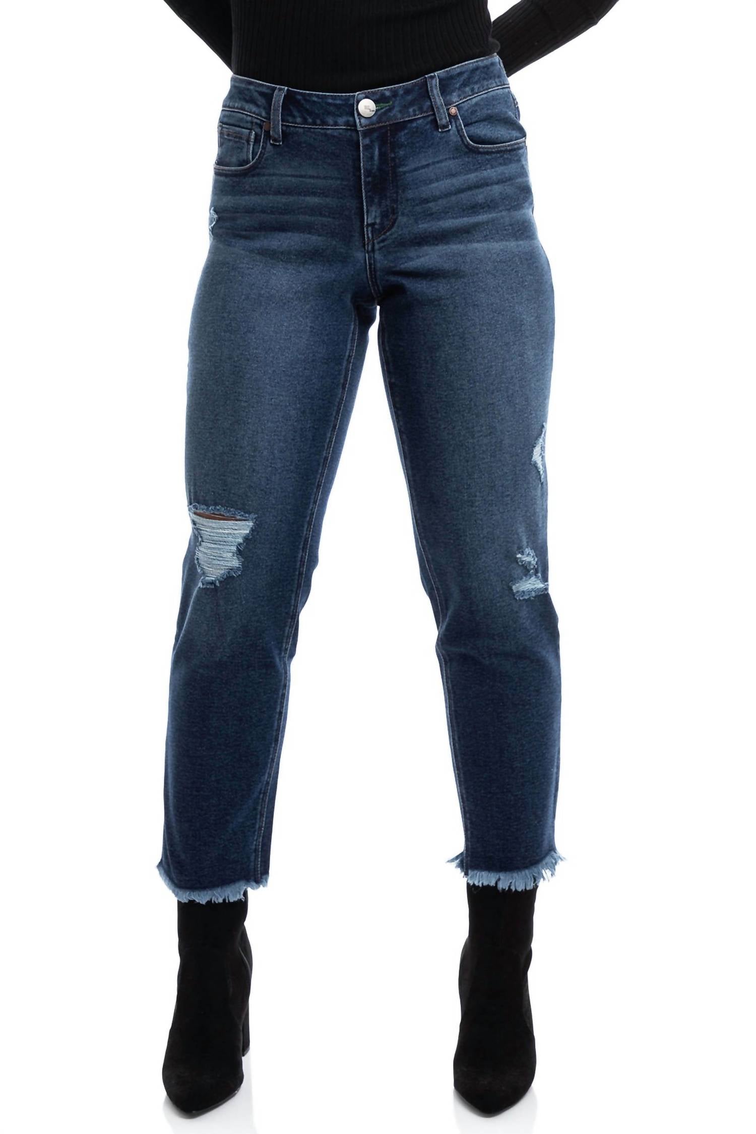 1822 Denim - Eco Mid-rise Slim Girlfriend Jeans