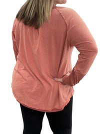 White Birch - Washed Thumb Hole Top
