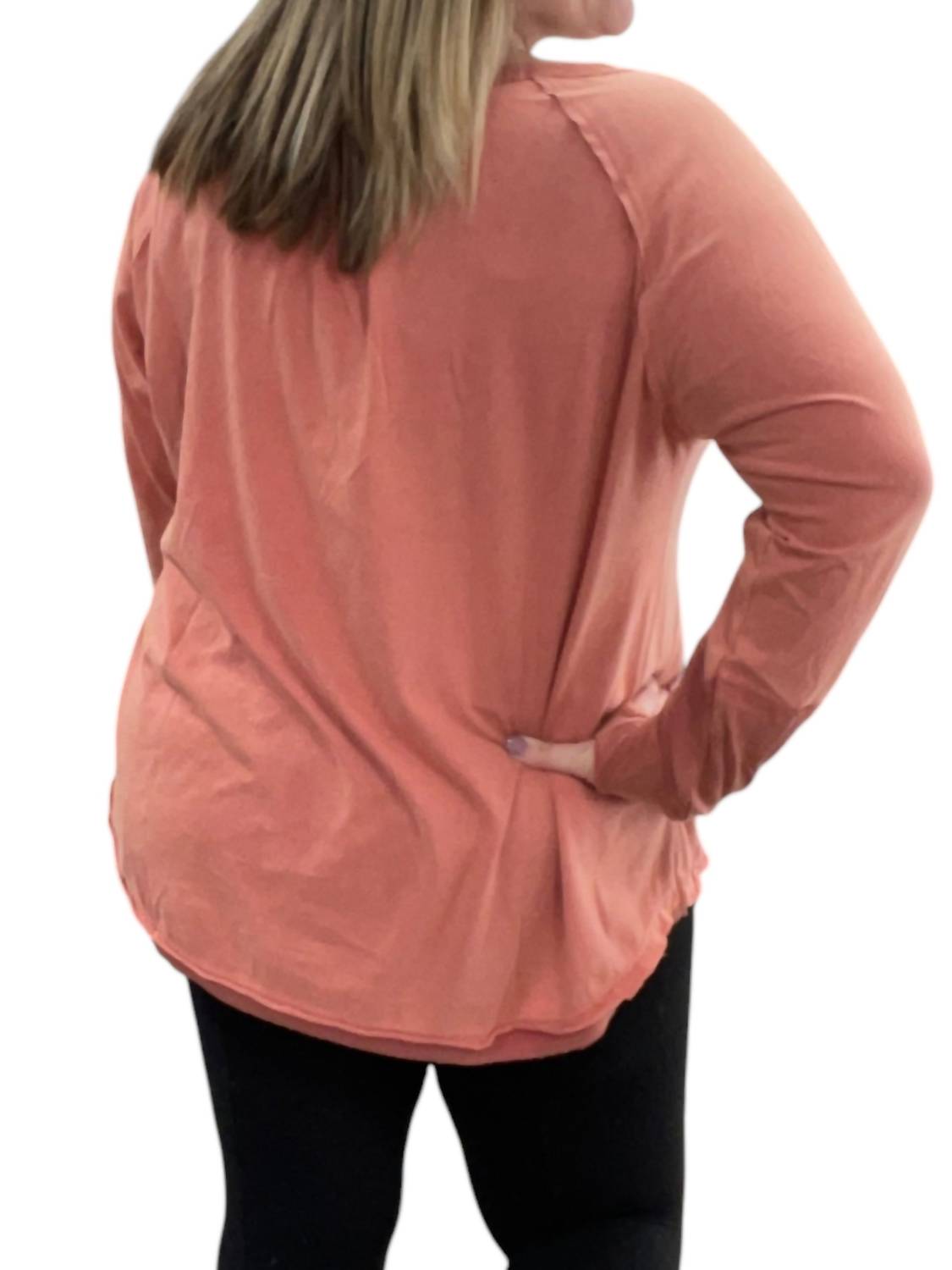 White Birch - Washed Thumb Hole Top