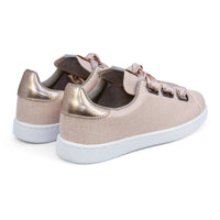 Victoria - Women's Satin Ribbon Lace-up Sneakers