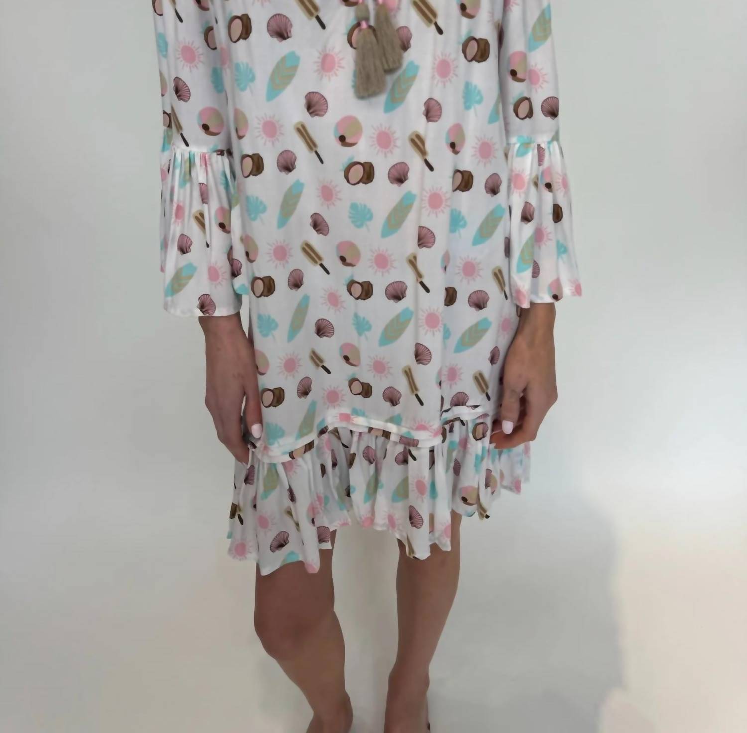 Romi The Brand Sunset Shore Tulum Dress in multi - women's dress