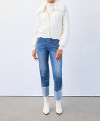 Fdj - Pearla Pull-on Straight Ankle Denim Jeans