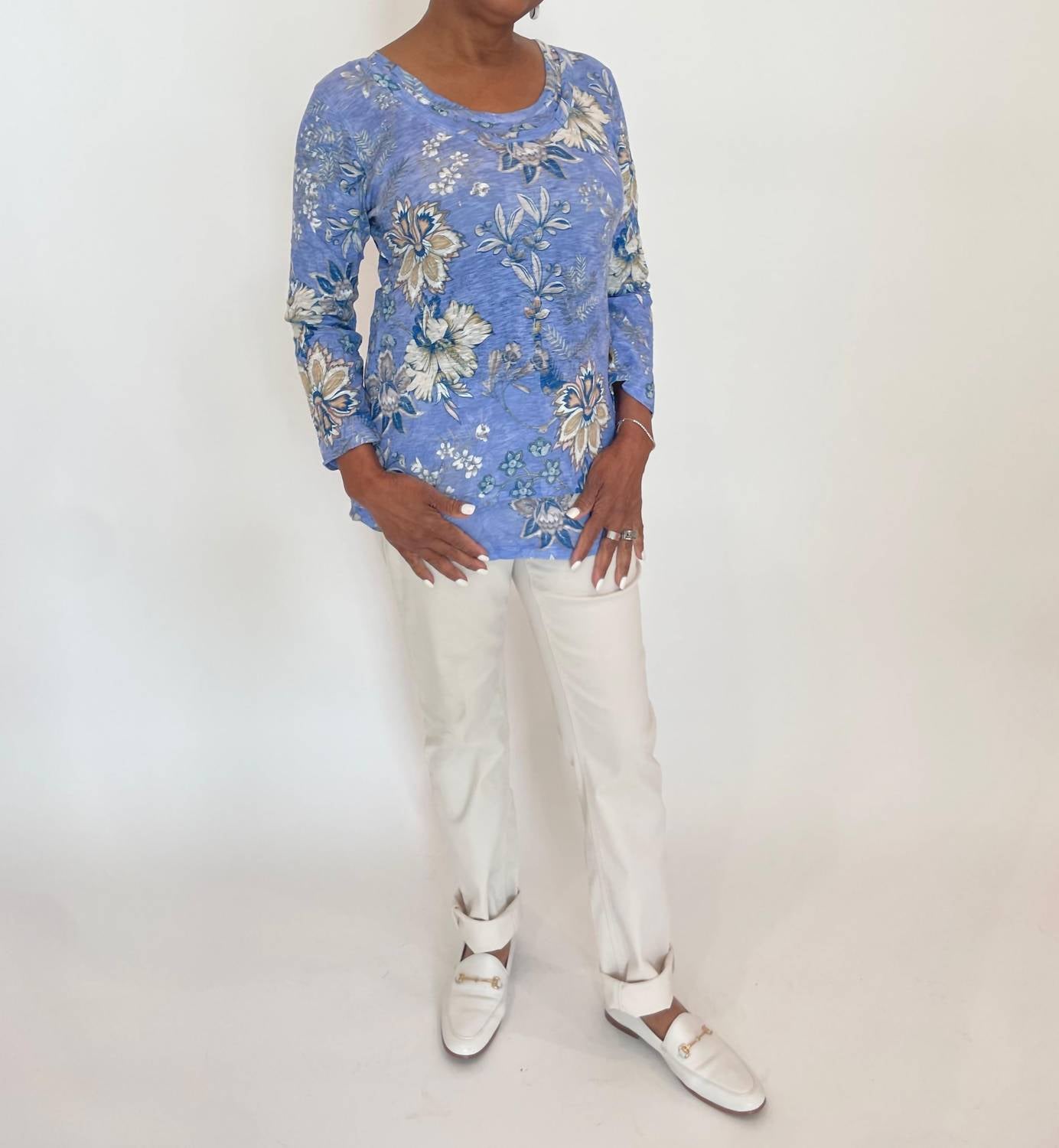 David Cline - Luna Double Layer Long Sleeve Top
