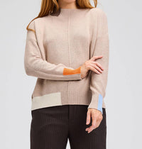 Zaket & Plover - Color Block Trim Sweater