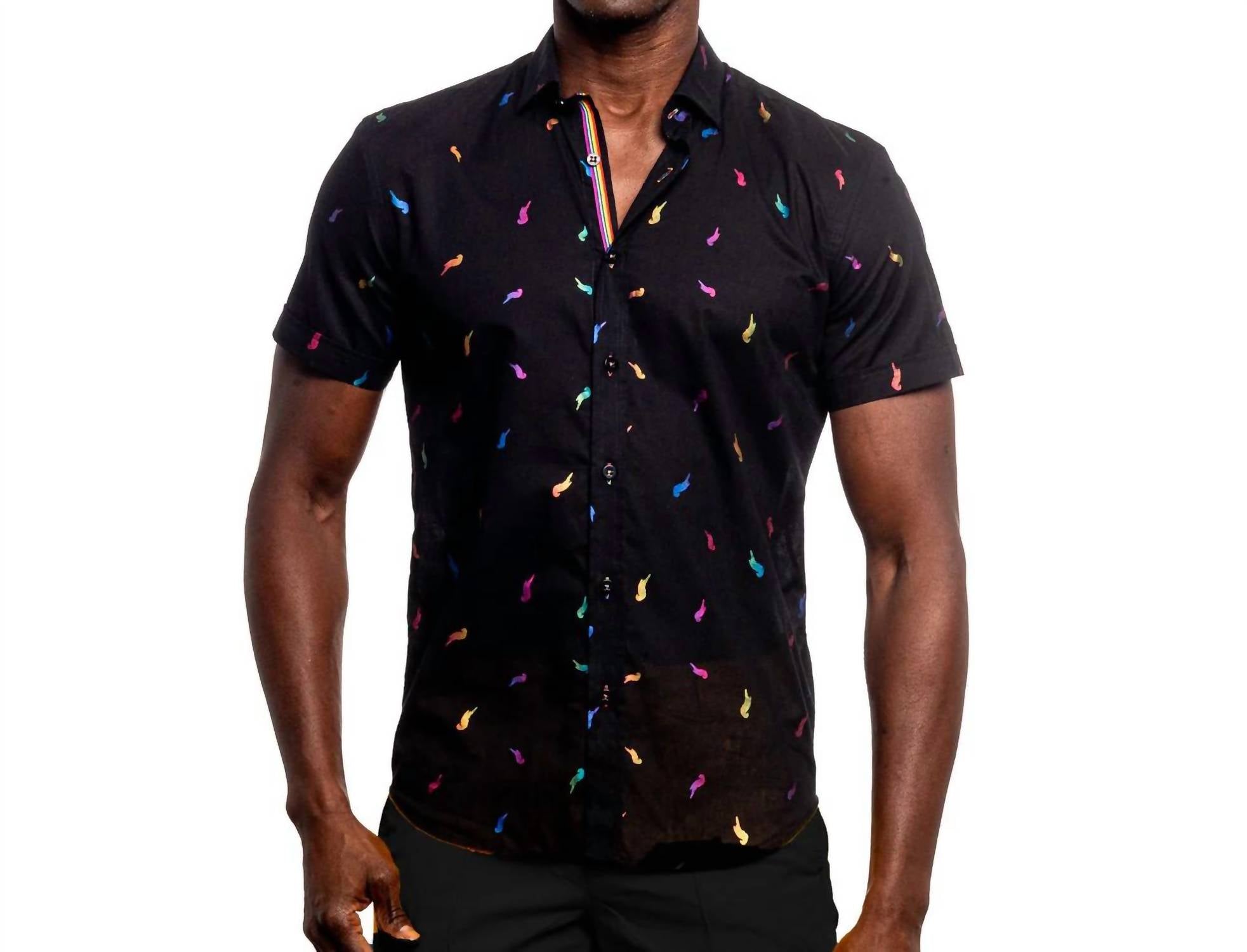 Eight X - Parrot Punch Foil Short Sleeve Shirt