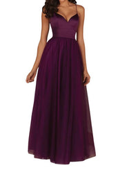 Tulle Affairs By Mori Lee - Satin Bodice Tulle Skirt Prom Dress