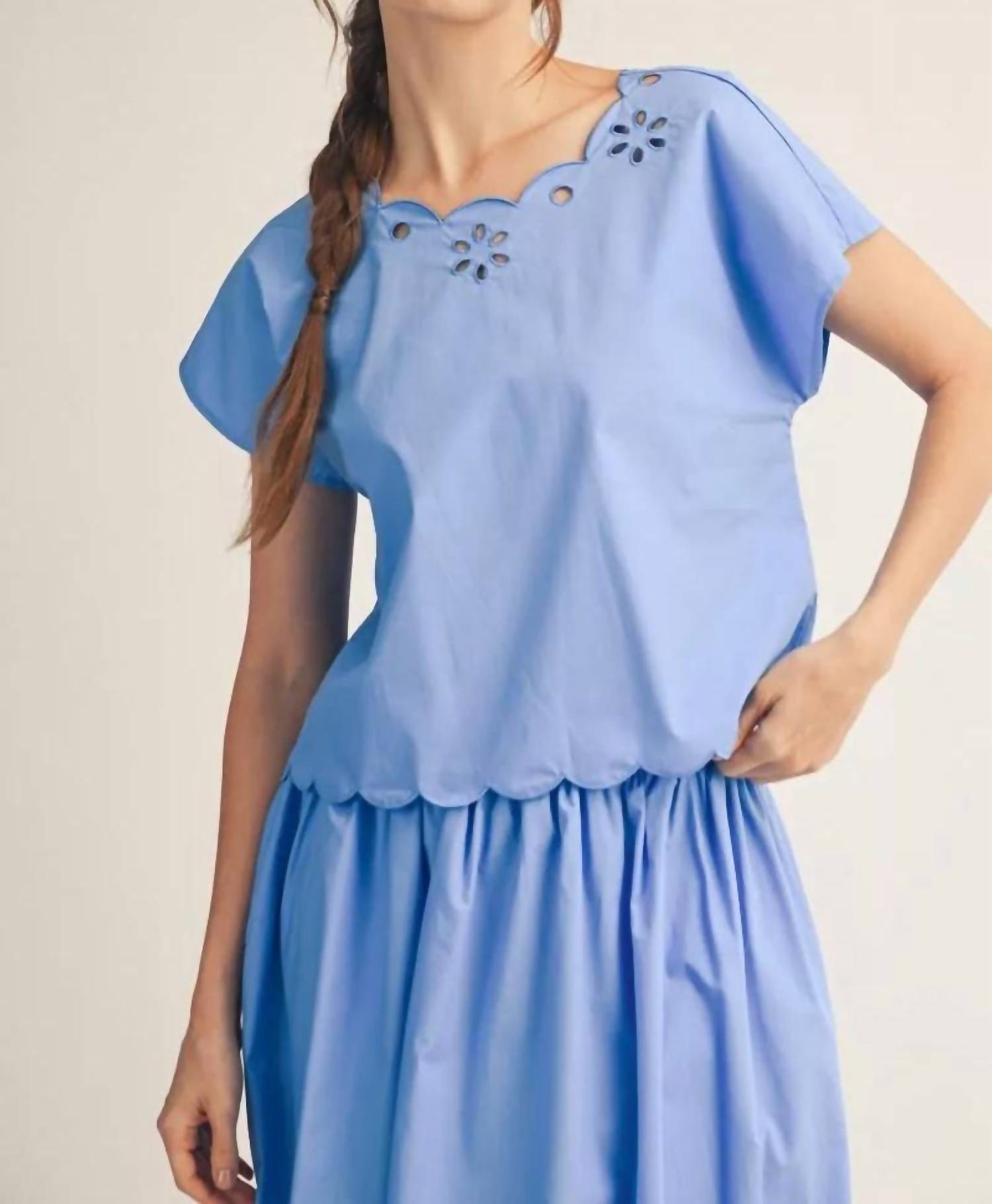 Jodifl I Will 2 Piece Set in blue - women's skirt - view 4