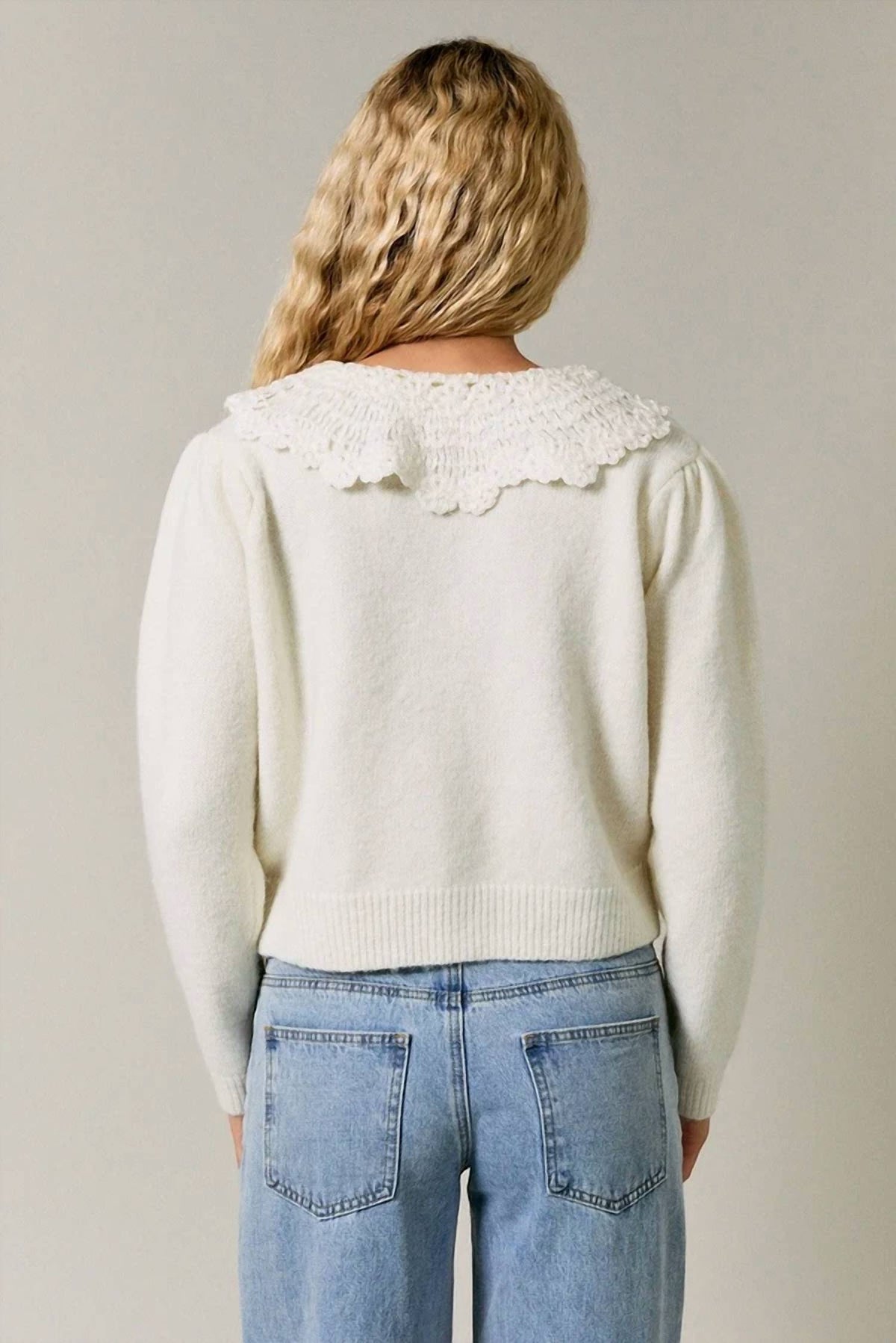 Le Lis - Adeline Lace Collar Cardigan