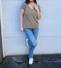 Dylan - Ric-rac Relaxed Short-sleeve Tee