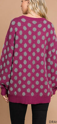 Cotton Bleu - Warm Cozy Pullover Sweater Top