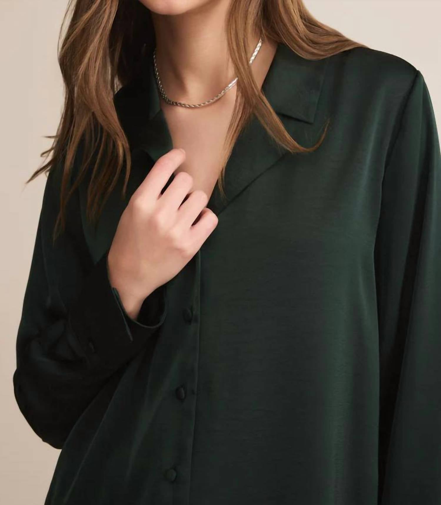 Z Supply - Ana Satin Button Up Shirt