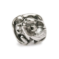 Trollbeads Leo Sterling Bead in silver - women's jewelry - alternate view