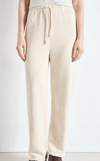 American Vintage Itonay Fleece Joggers in ecru - women's pants