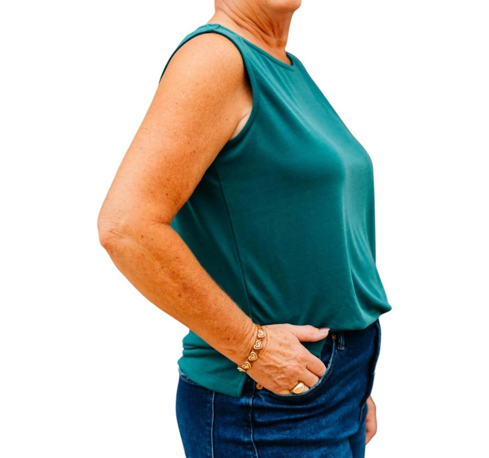 Multiples - High Neck Tank Top