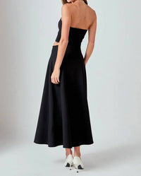2.7 August Apparel - Haley V Strapless Top