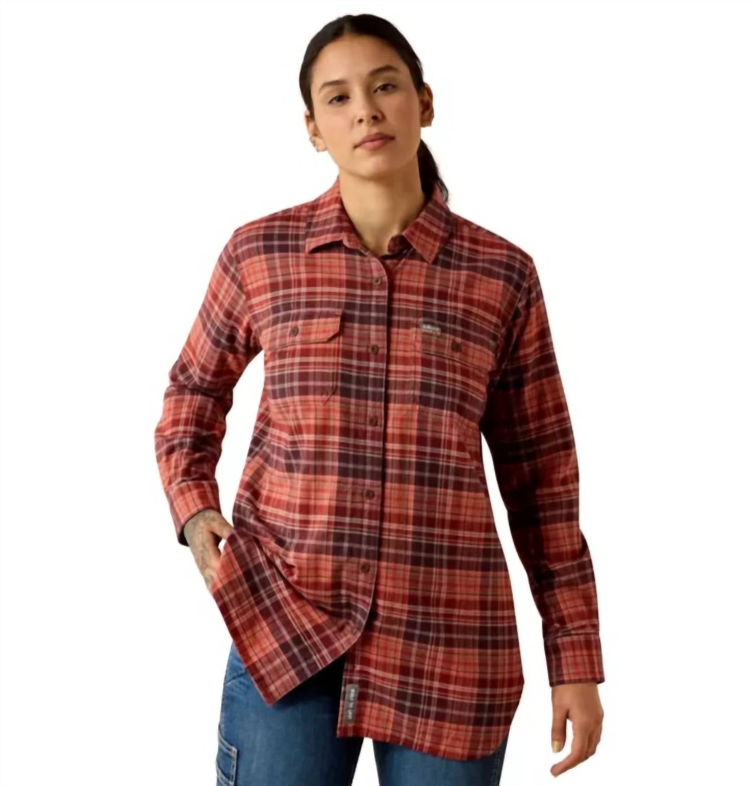 Ariat - Rebar Flannel Long Sleeve Work Tunic