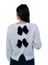 Design History - Sequin Bow Sweater