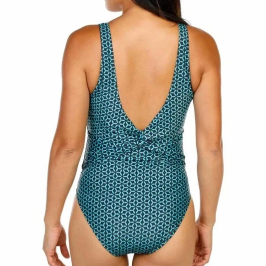 Nicole Miller - Twist Front Plunge One Piece