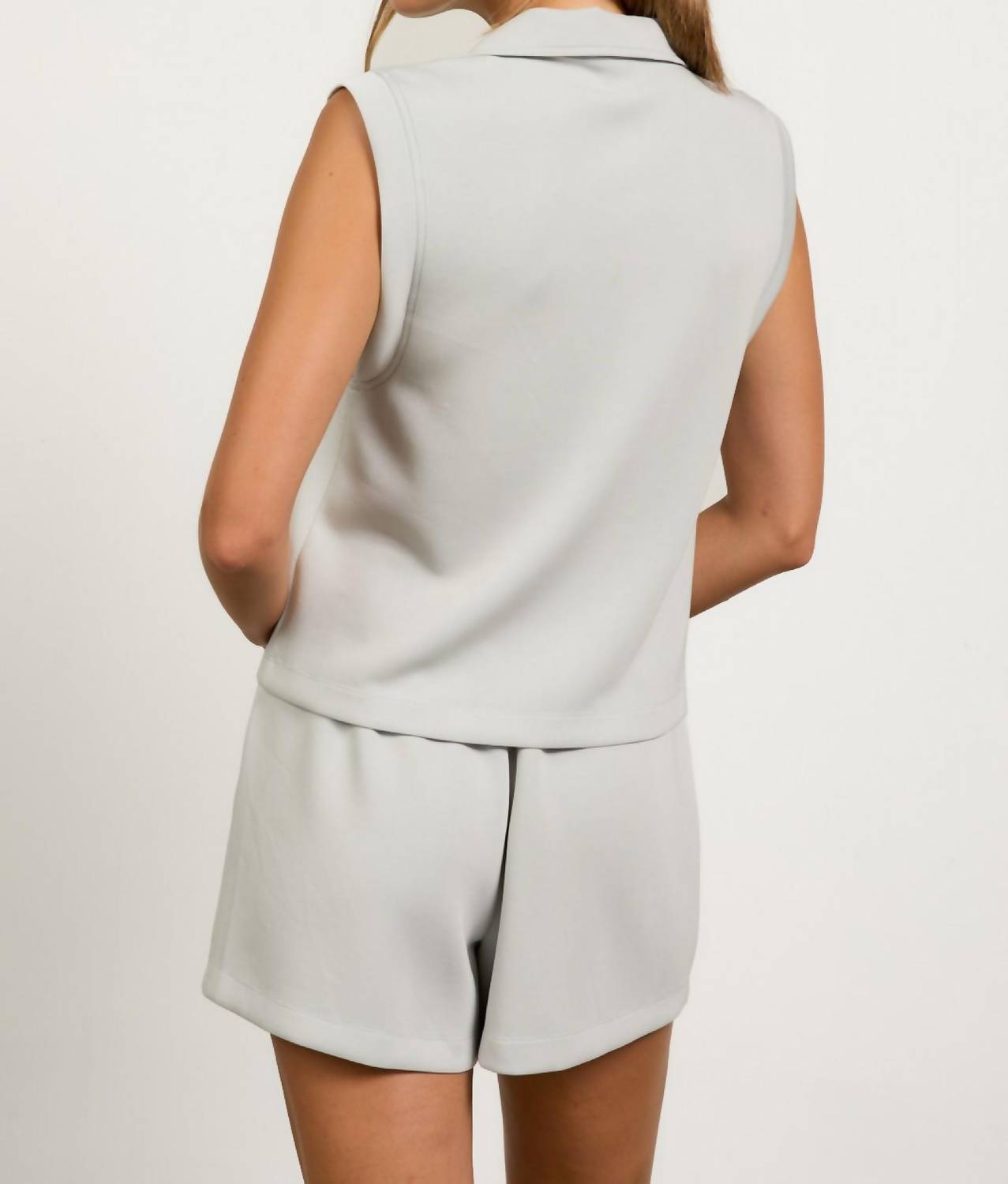 Skies Are Blue - Savannah Scuba Sleeveless Top