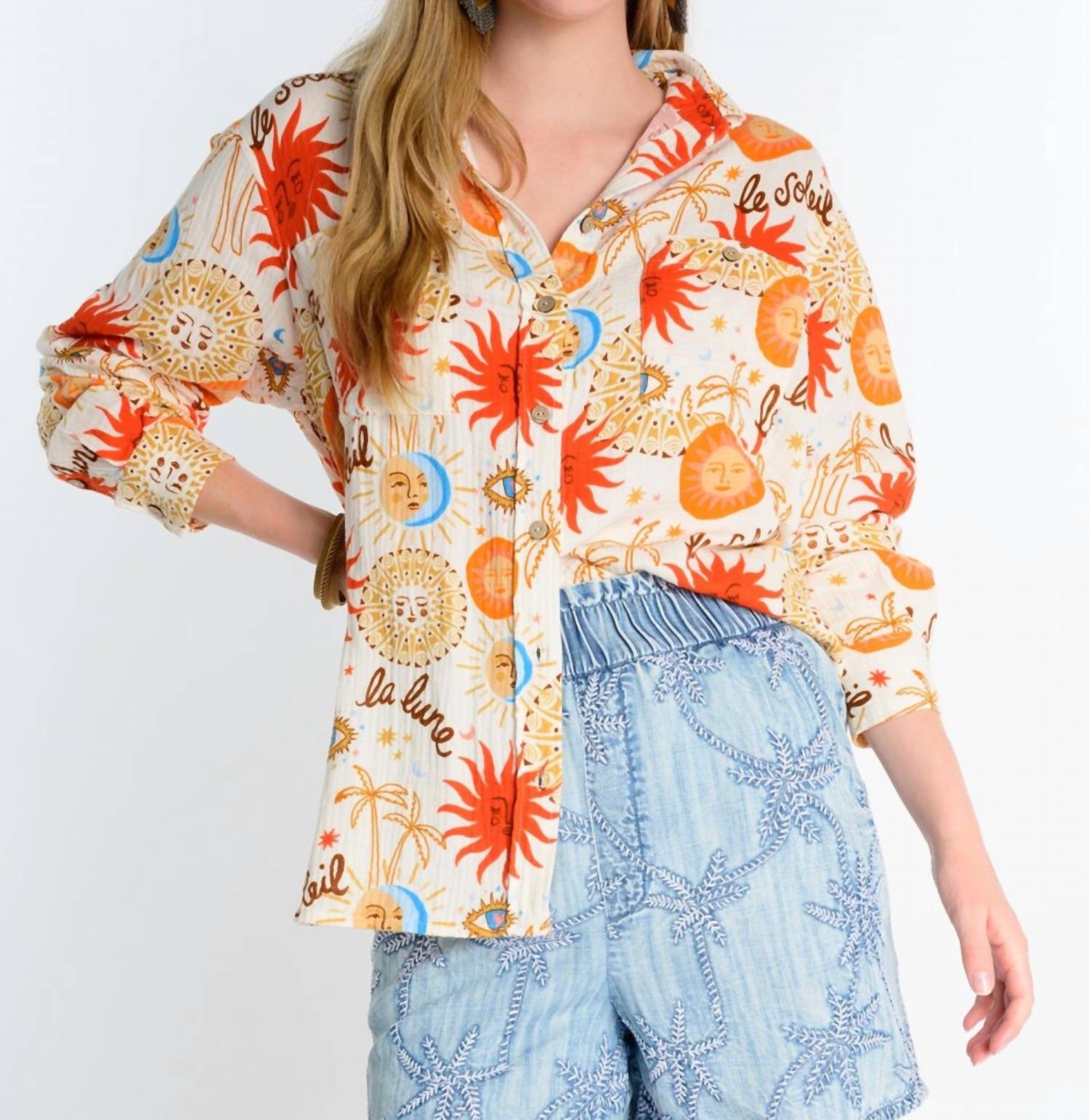 Ivy Jane - Elaine Button Down Shirt