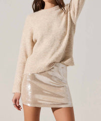 Astr - Selbie Brushed Knit Sweater