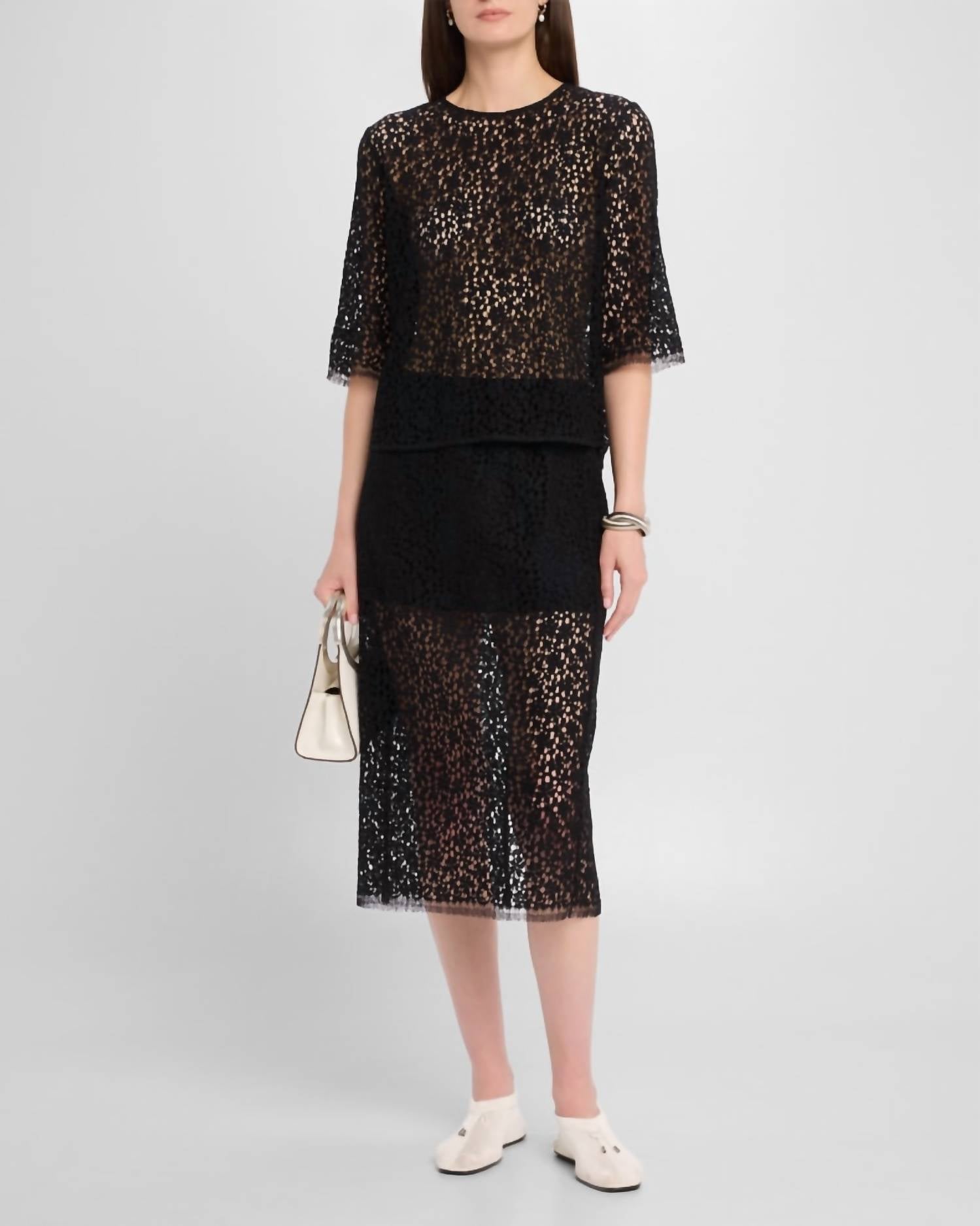 Maria Mcmanus - Lace T Shirt Dress