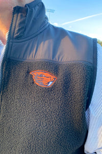 Cutter & Buck - Oregon State Beavers Eco Fleece Zip Vest