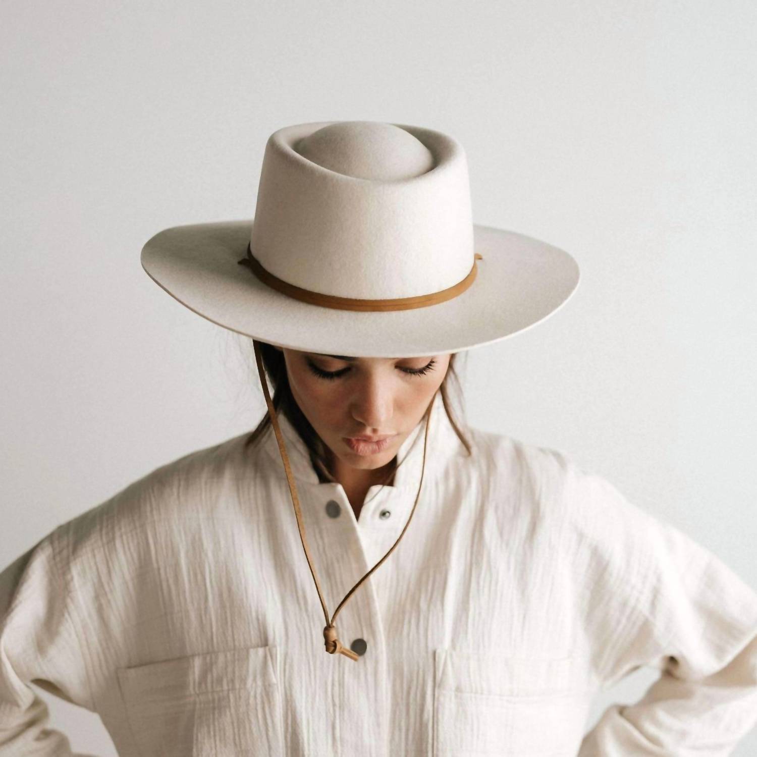 Gigi Pip - Wren Flat Brim Telescope Hat