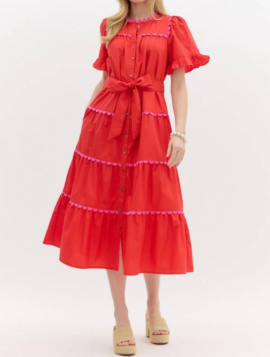 Entro - Zinnia Midi Dress