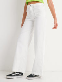 Just Black Denim - Mini Patch Pocket Pants