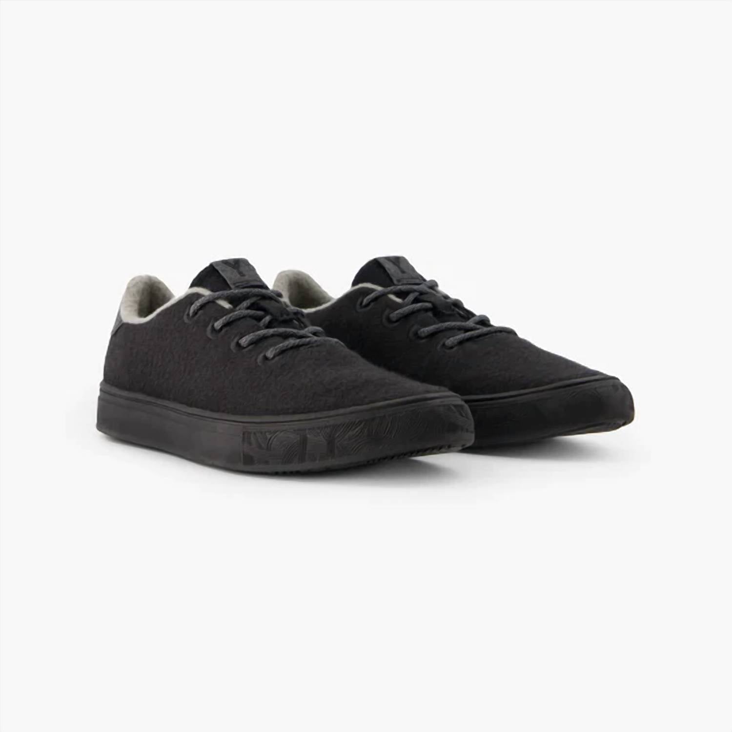 YY Nation Unisex Cirro Merino Wool Sneaker in black - men's sneaker - alternate view