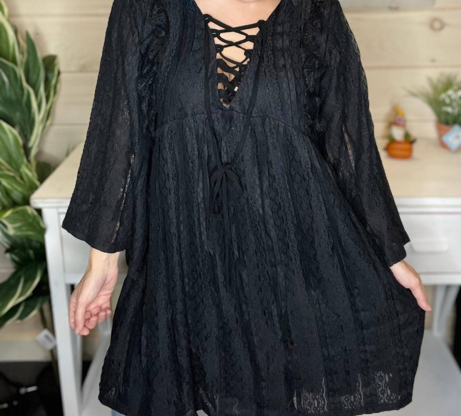 DARK AS NIGHT DRESS
