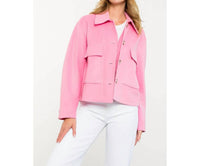 THML Button Up Jacket in pink - women's jacket - view 5