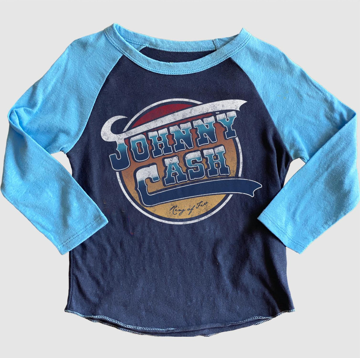 Rowdy Sprout - Kid's Johnny Cash Raglan Tee