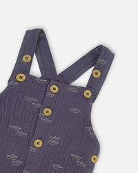 Deux Par Deux - Kids' Paper Boats Shortall Set