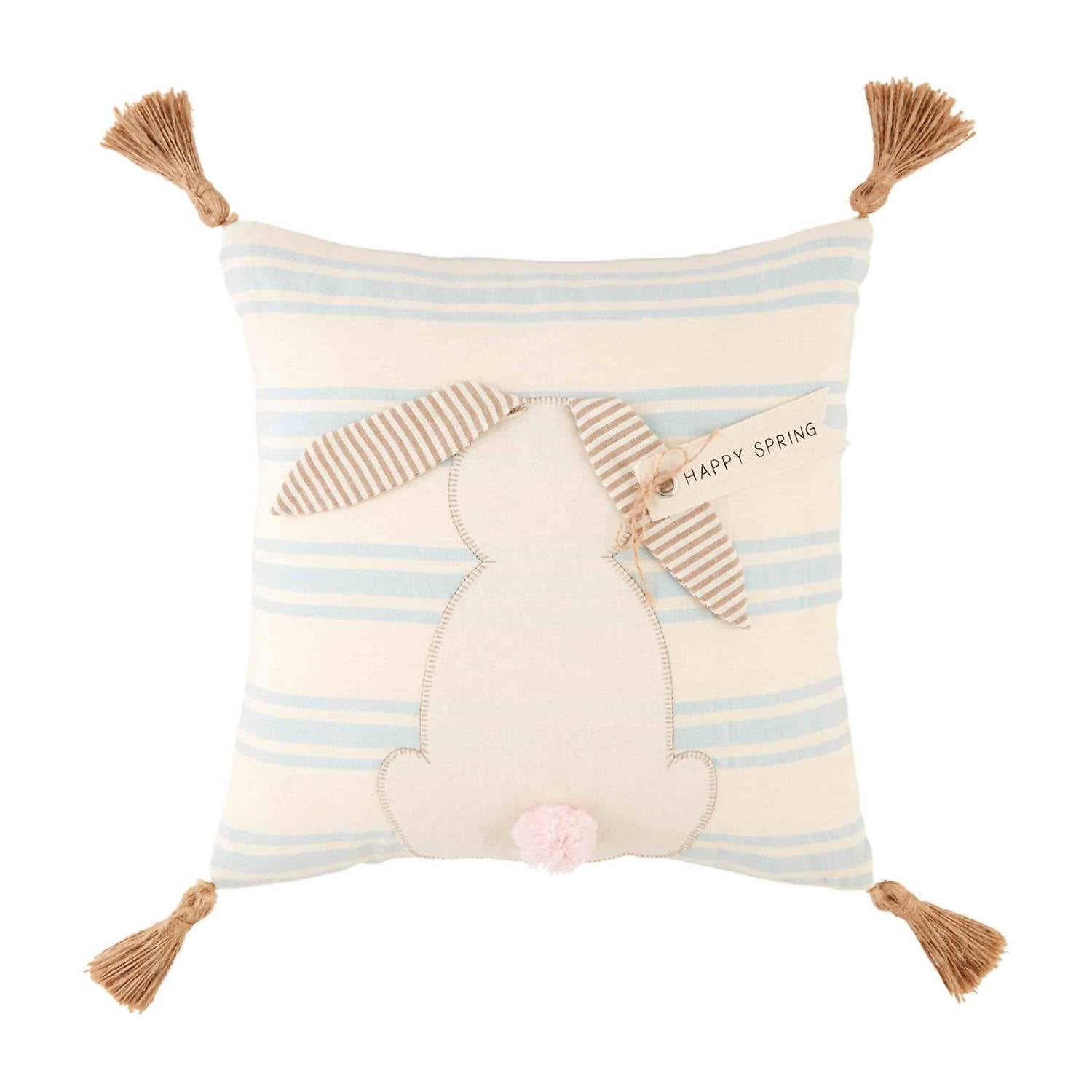 Mudpie - Happy Spring Square Pillow