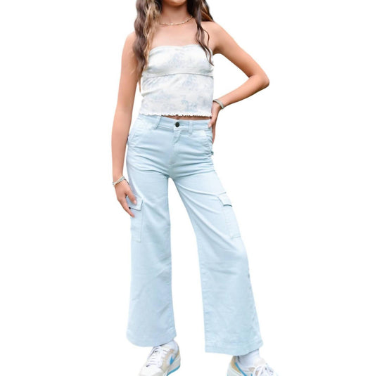 Dl1961 - Kids' - Girls Lily Cargo Wide Leg Jeans