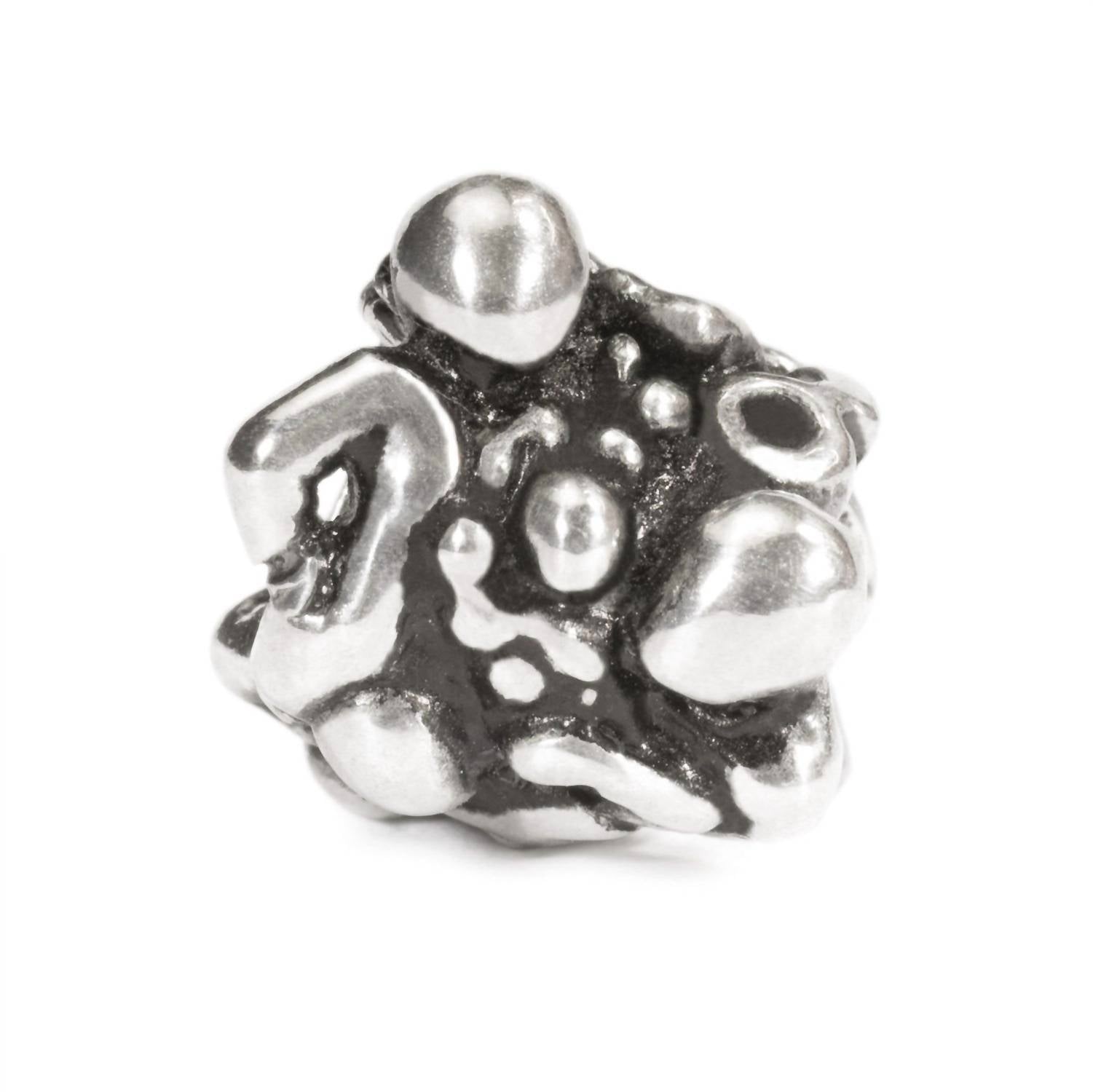 Trollbeads Women's Transition Man Bead Charm in silver - women's accessory - alternate view