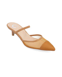 Journee Collection - Women's Allana Slip On Kitten Heel Mule Pump