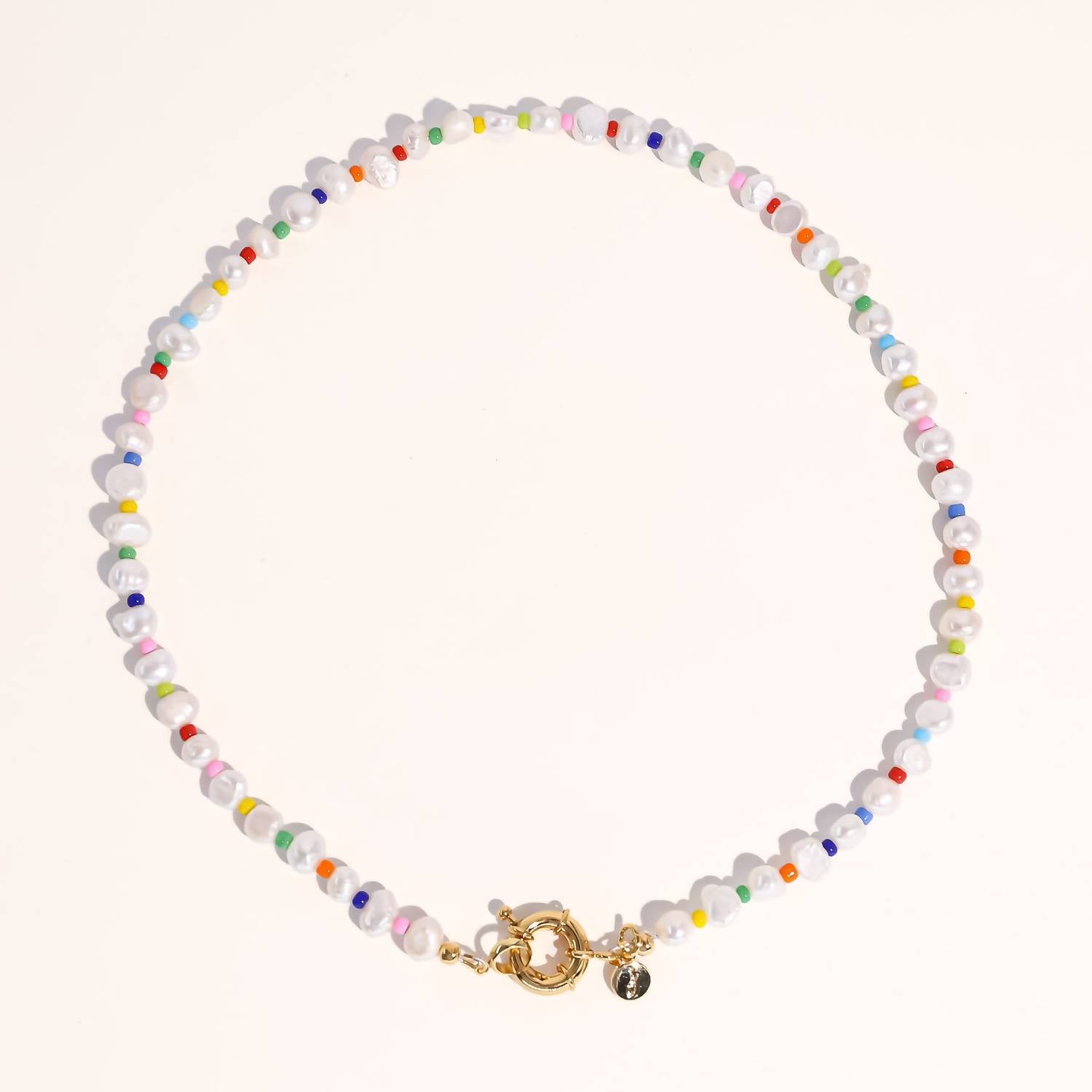 Joey Baby - Rainbow Pearl Necklace