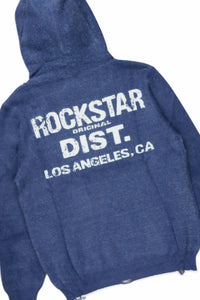ROCKSTAR ORIGINAL Lake Mohair Knit Track Set in navy - men's shirt - view 5